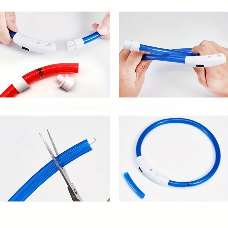Dog LED Collar for Walking at Night