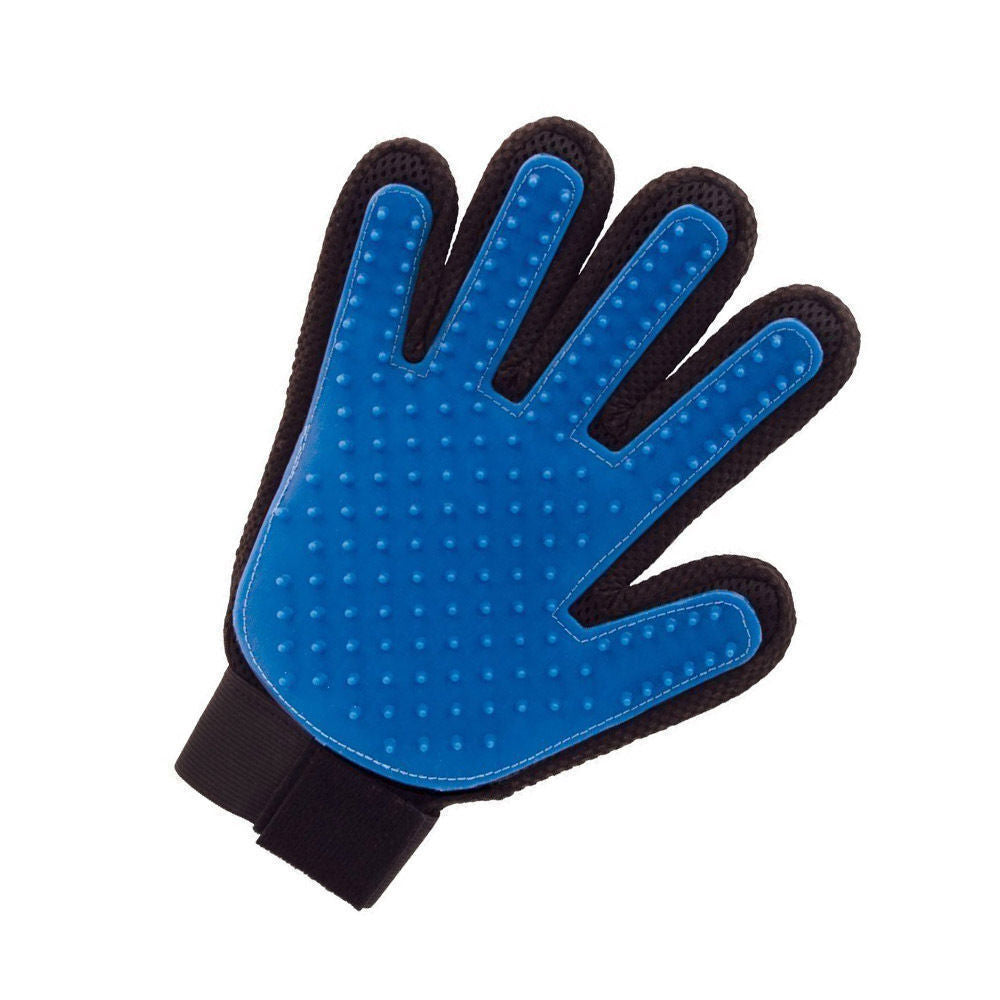Pet Grooming Glove with Silicone Tips for Fur Removal
