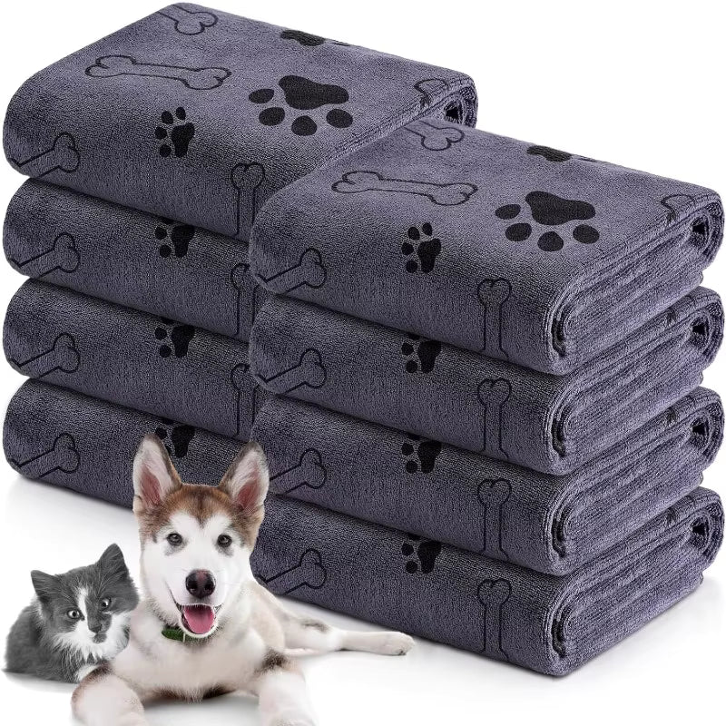Quick-Drying Microfiber Pet Towel for Dogs & Cats